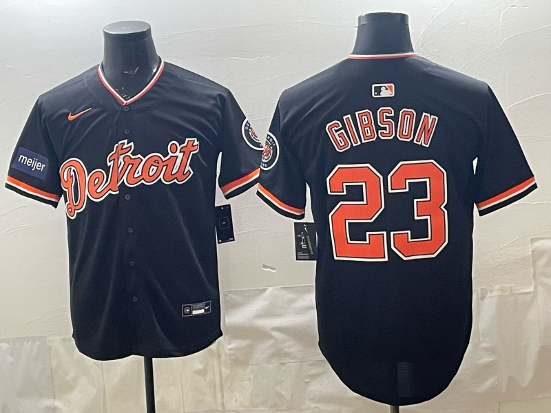 Men Detroit Tigers #23 Gibson black Nike 2026 MLB Jersey 0409011